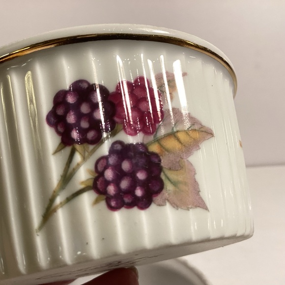 Set of 10 Royal Worcester ramekins, fruit of the vale - Picture 6 of 10